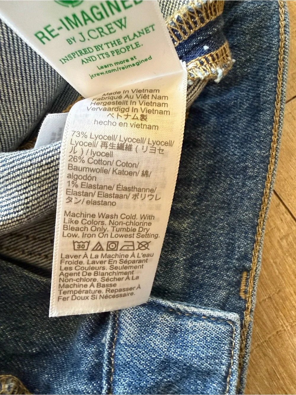 J.Crew Camp Pocket Wide Leg Jeans Womens Size 25 Medium Wash Minimalist Preppy
